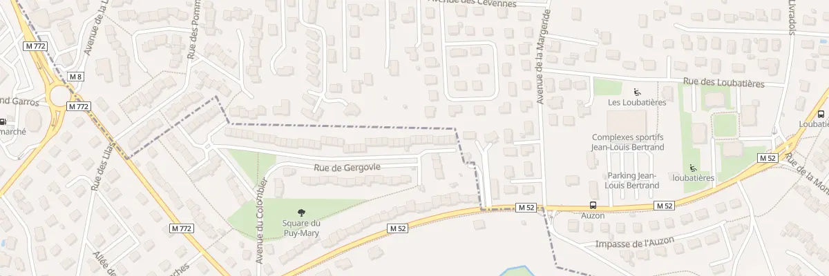 Plan du 67 Rue de Bellevue au Cendre
