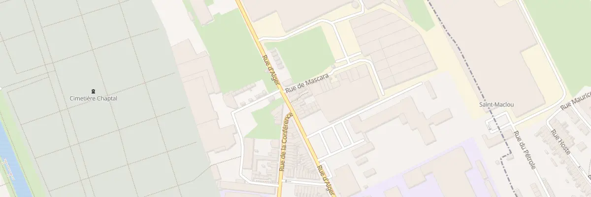 Plan du 108 Rue d’Alger à Roubaix