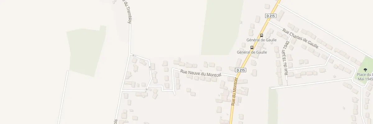 Plan du 14 Rue Neuve du Montcel à Chevru