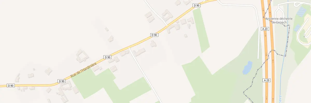 Plan du 74 Rue de l’Hardiniere à Templeuve-en-Pévèle