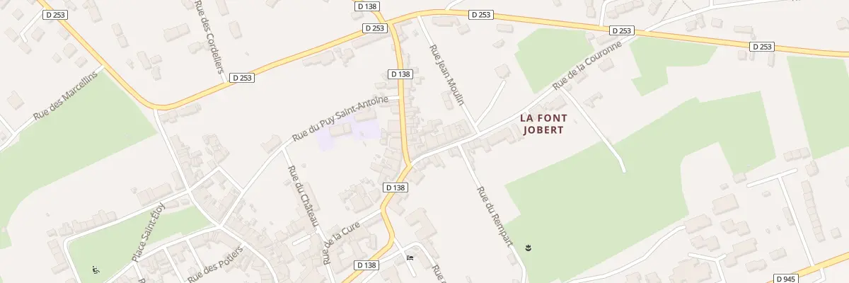 Plan du 9 Rue de la Couronne à Souvigny