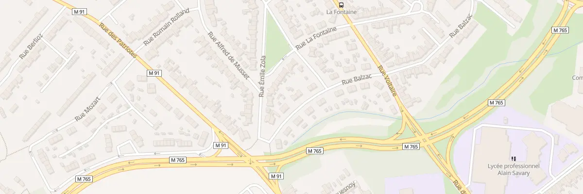Plan du 5 Rue Balzac à Wattrelos
