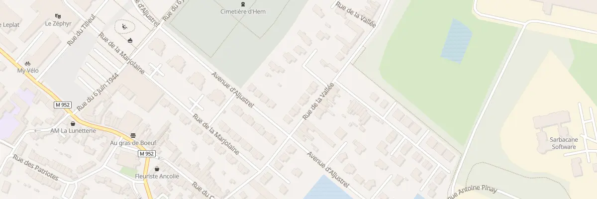 Plan du 49 Rue de la Vallee à Hem