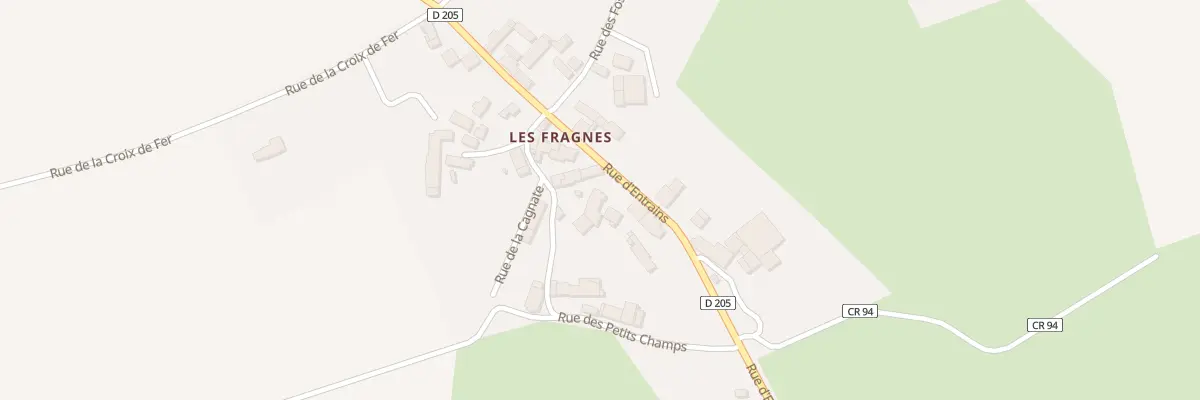 Plan du 12 Rue d’Entrains à Treigny-Perreuse-Sainte-Colombe