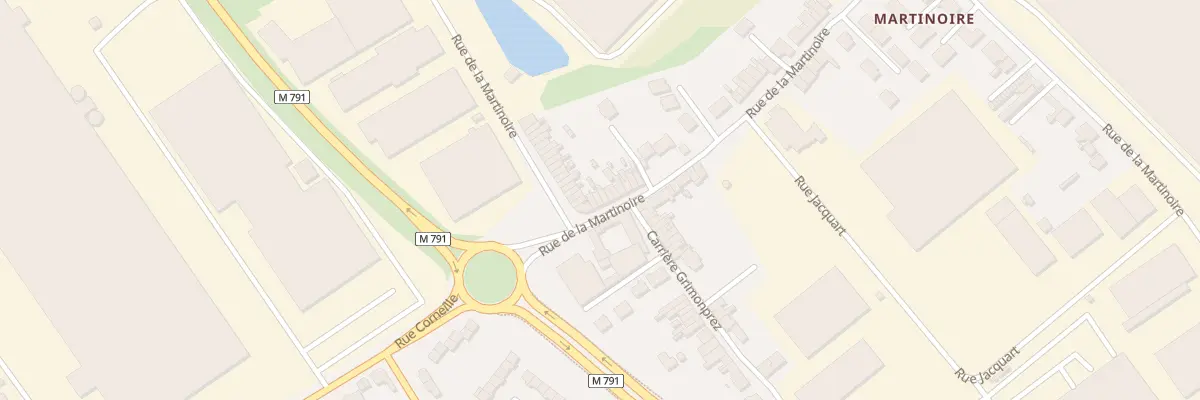 Plan du 376 Rue de la Martinoire à Wattrelos
