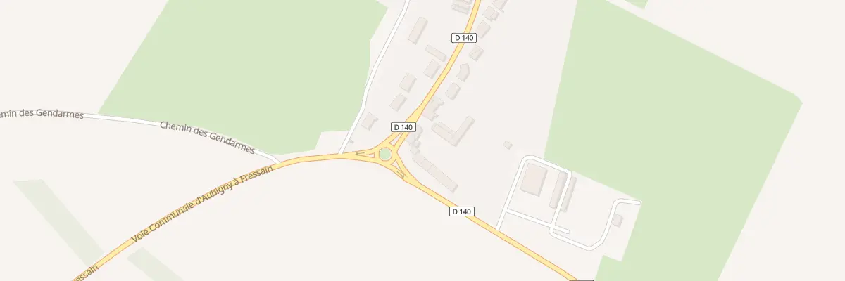 Plan du 520 Rue de la Chapelle à Fressain