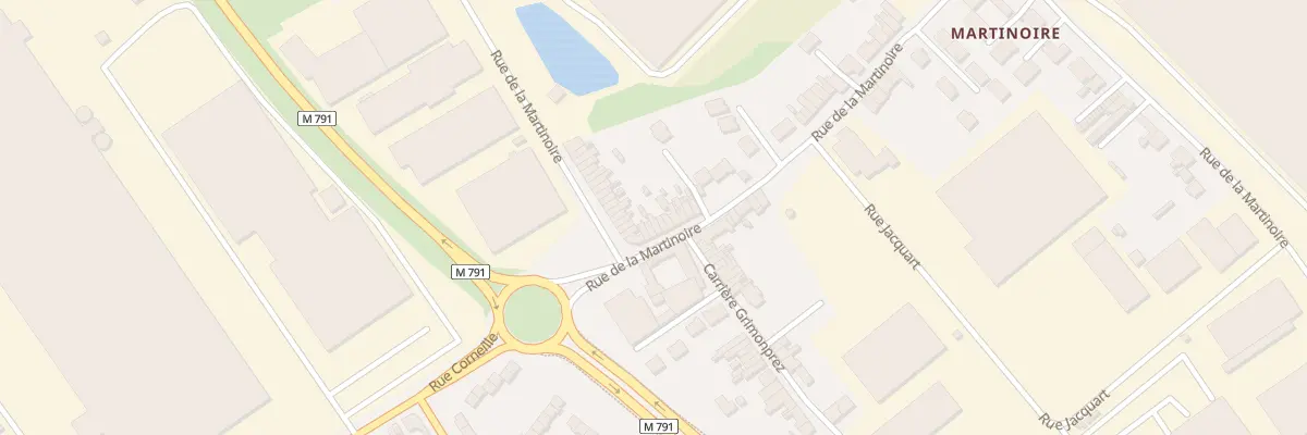 Plan du 374 Rue de la Martinoire à Wattrelos