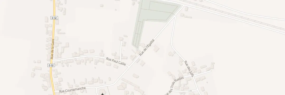 Plan du 7 Rue de l’Egalite à Flavy-le-Martel