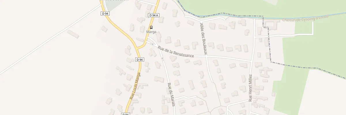 Plan du 2 Rue de la Renaissance à Louvil