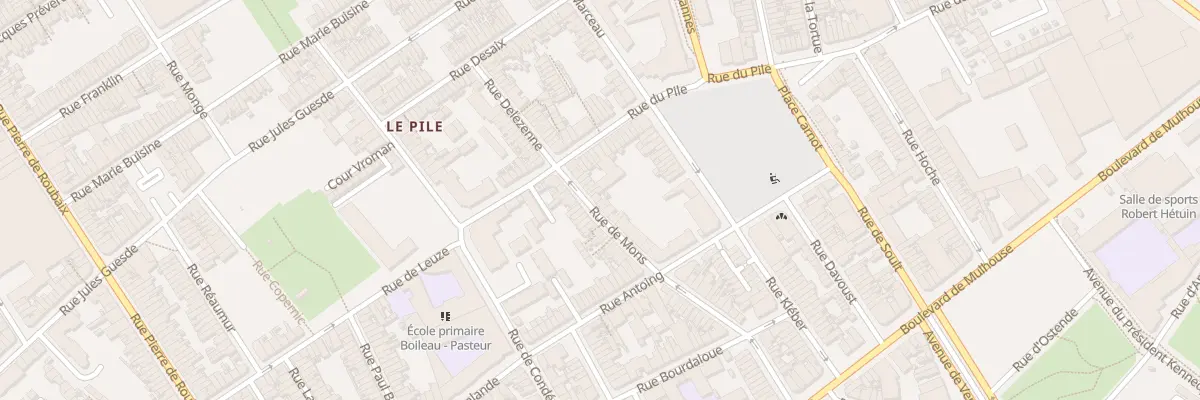 Plan du 11 Rue de Mons à Roubaix
