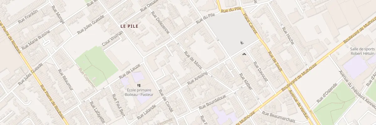 Plan du 26 Rue de Mons à Roubaix