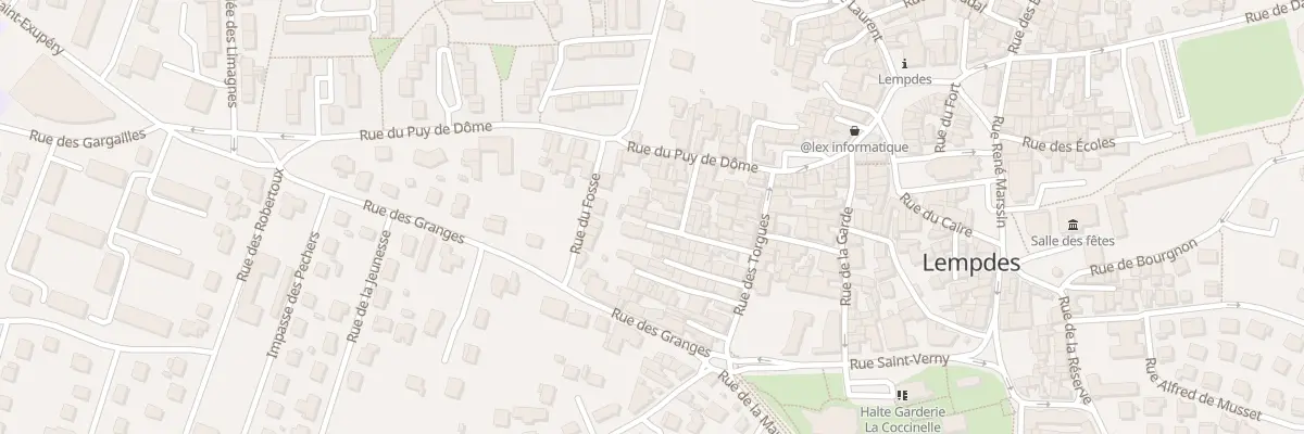 Plan du 6B Ptr Petite Rue des Torgues à Lempdes