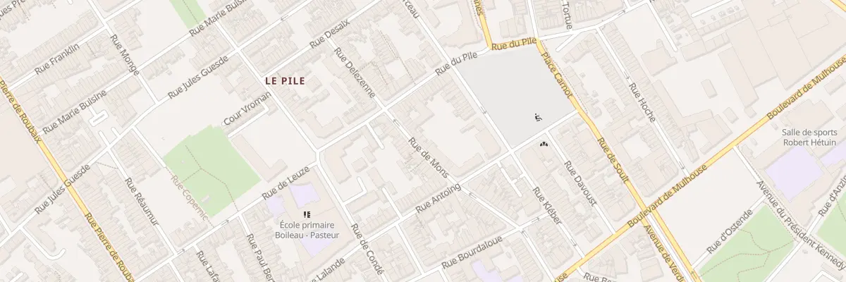 Plan du 15 Rue de Mons à Roubaix