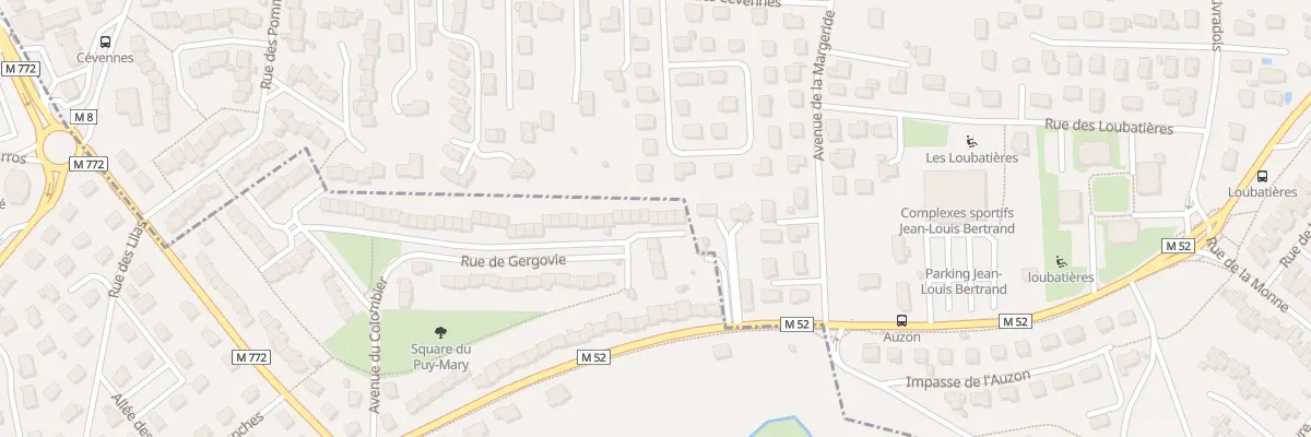 Plan du 75 Rue de Bellevue au Cendre