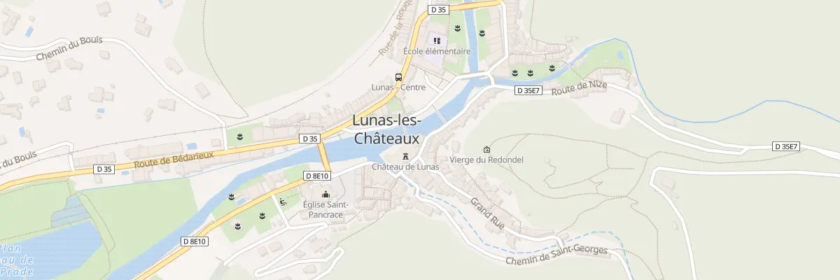 Plan du 5138 Le Village à Lunas-les-Châteaux