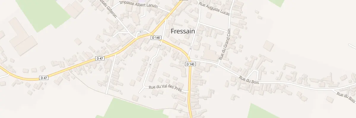 Plan du 81 Rue de la Chapelle à Fressain