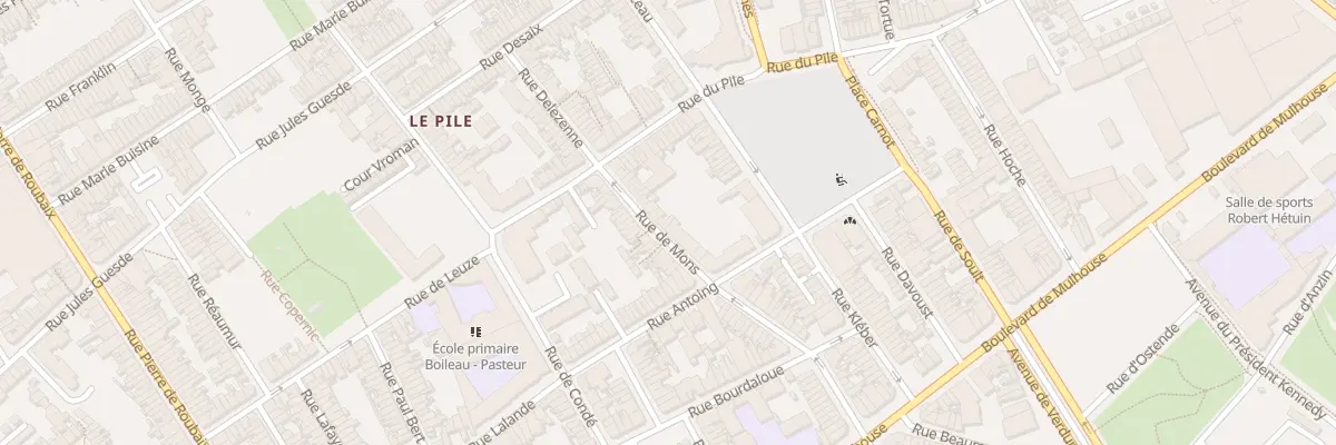 Plan du 17 Rue de Mons à Roubaix