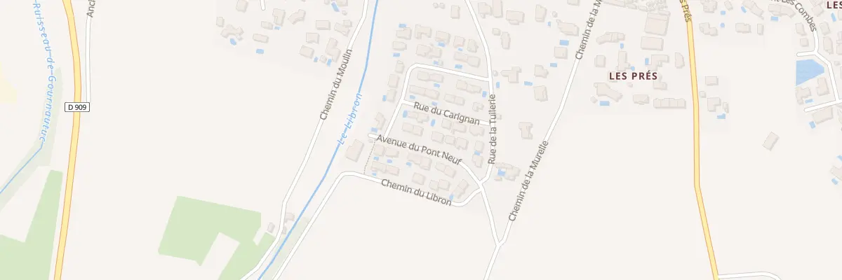 Plan du 7 Av du Pont Neuf à Laurens