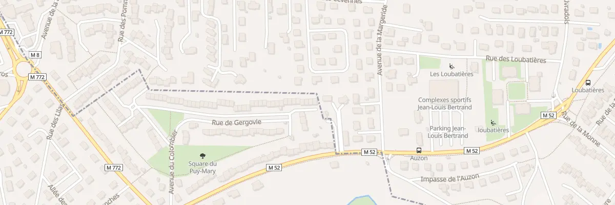 Plan du 77 Rue de Bellevue au Cendre
