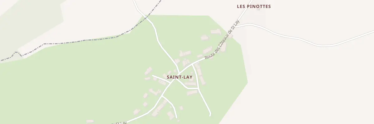 Plan du 182 Saint Lay à La Celle-sur-Nièvre
