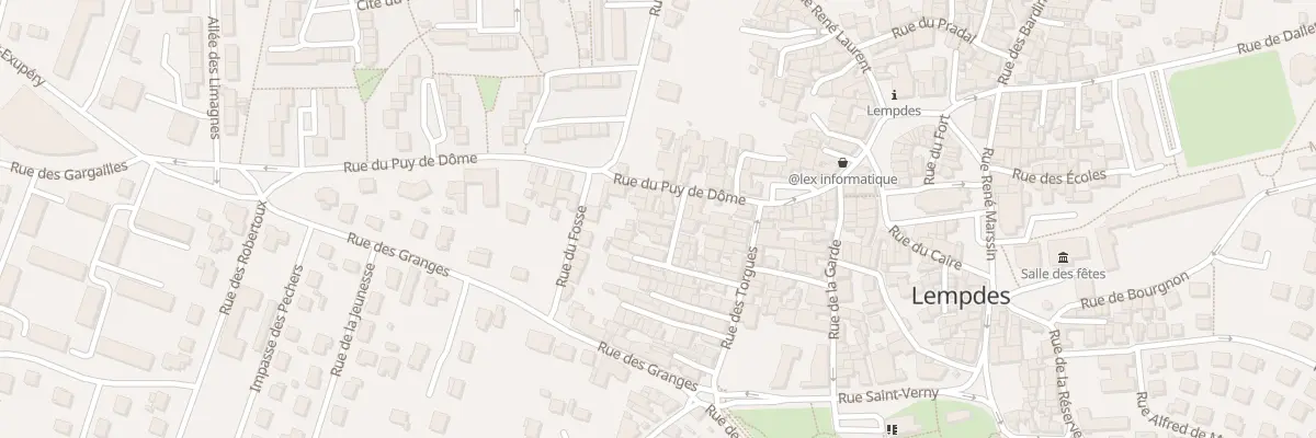 Plan du 2 Ptr Petite Rue des Torgues à Lempdes