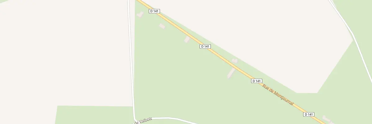 Plan du 33 Rue de Montjournal à Cesset