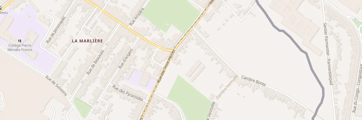 Plan du 299 Rue des Trois Pierres à Wattrelos