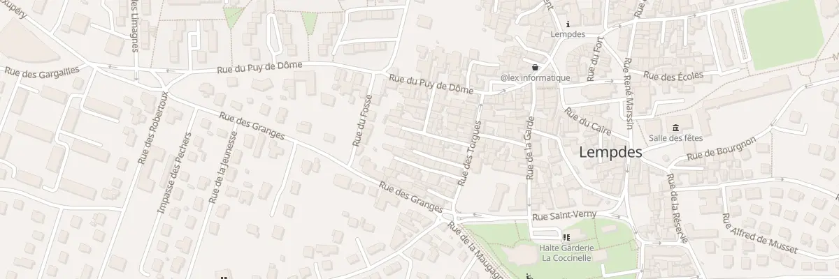 Plan du 18 Ptr Petite Rue des Torgues à Lempdes