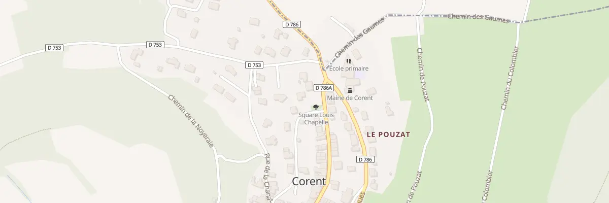 Plan du 4 Rue Principale à Corent
