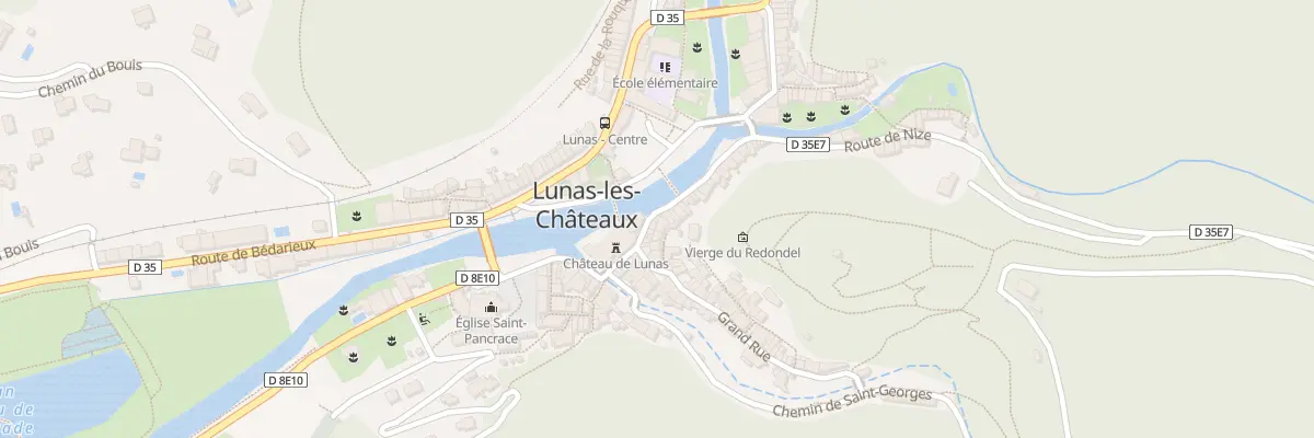 Plan du 5327F Rue du Château à Lunas-les-Châteaux