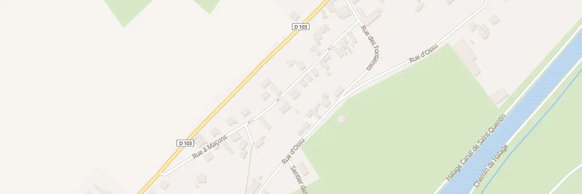 Plan du 11 Rue à Maçons à Honnecourt-sur-Escaut