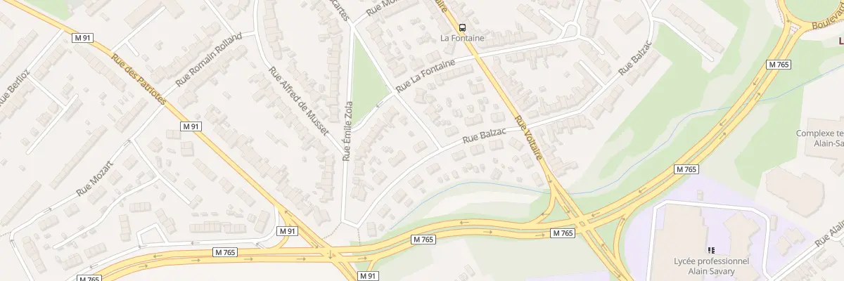 Plan du 11 Rue Balzac à Wattrelos