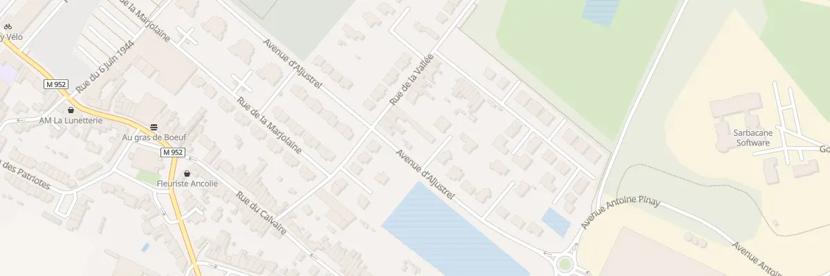 Plan du 36 Rue de la Vallee à Hem