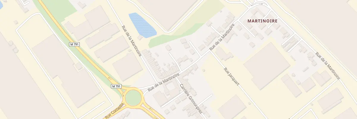 Plan du 360 Rue de la Martinoire à Wattrelos