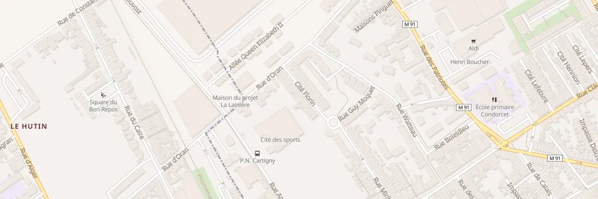 Plan du 31 Rue d’Oran Cite Florin à Wattrelos