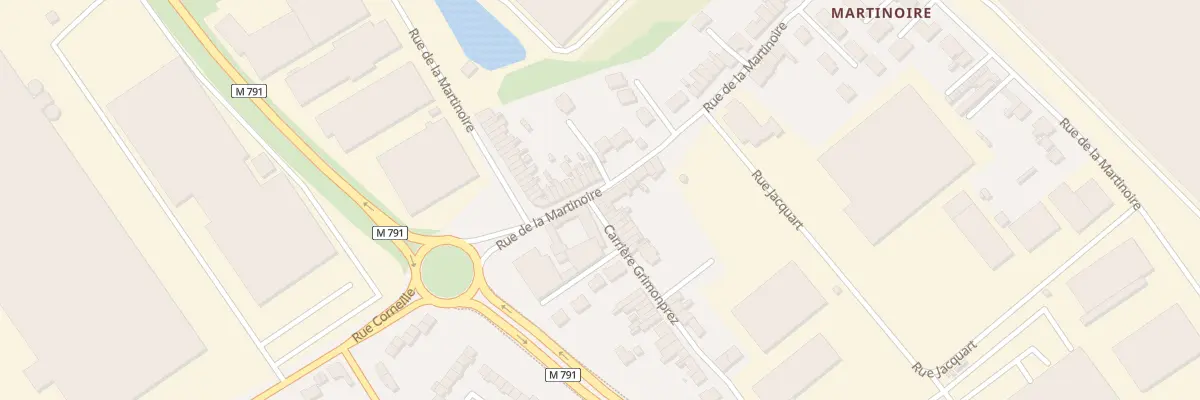 Plan du 347A Rue de la Martinoire à Wattrelos