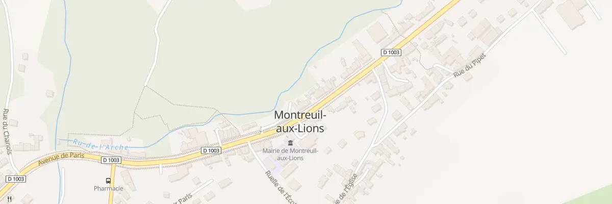Plan du 36 Av de Paris à Montreuil-aux-Lions