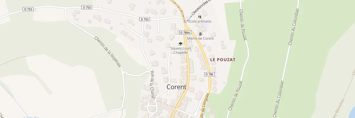 Plan du 10 Rue Principale à Corent