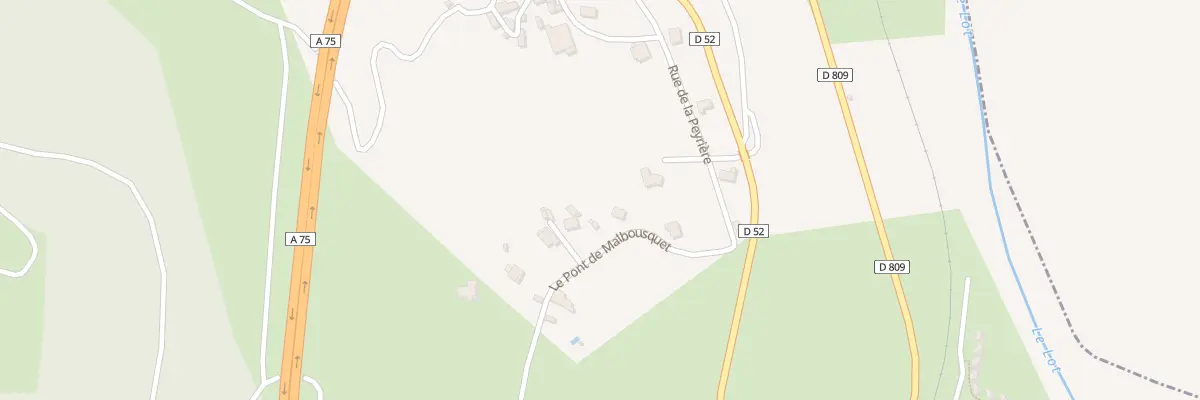 Plan du 12 Le pont de MALBOUSQUET à Saint-Germain-du-Teil