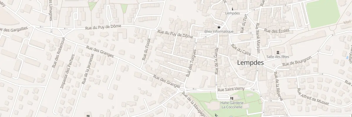 Plan du 18B Ptr Petite Rue des Torgues à Lempdes