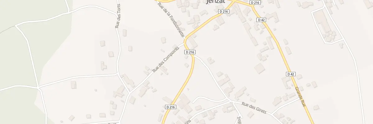 Plan du 2 Rte de Mazerier à Jenzat