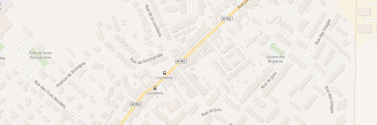 Plan du 252 Rue Jules Guesde à Hem