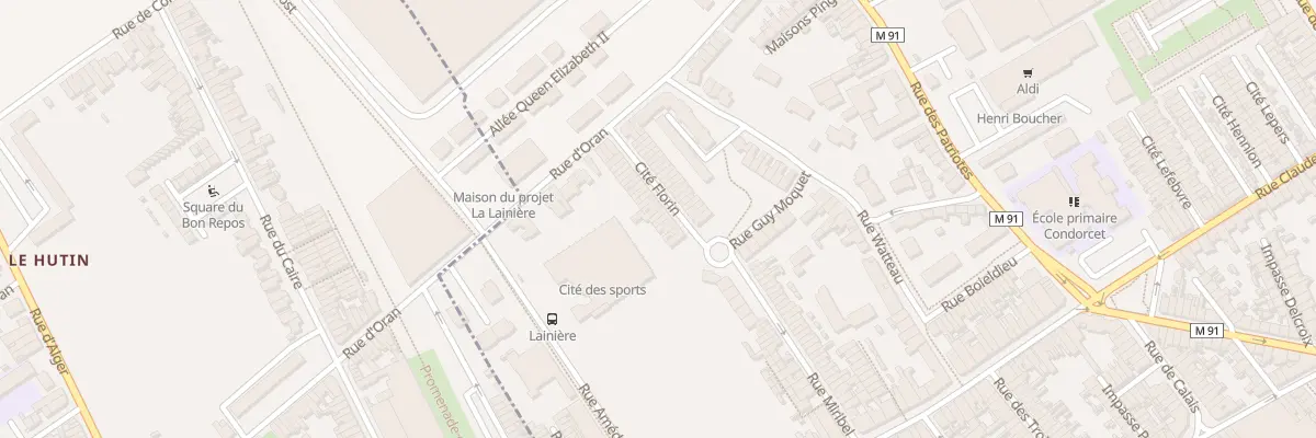 Plan du 27 Rue d’Oran Cite Florin à Wattrelos
