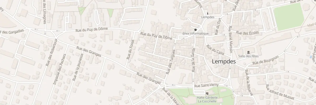 Plan du 11 Ptr Petite Rue des Torgues à Lempdes
