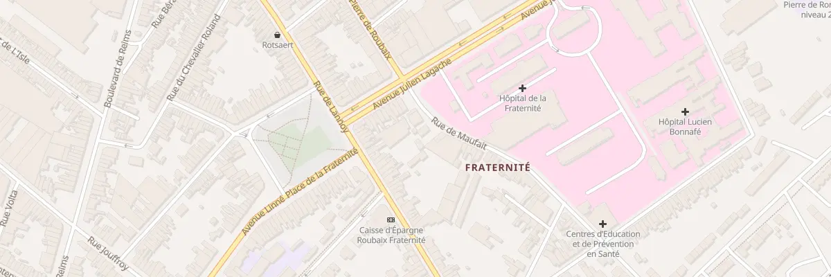 Plan du 4 Rue de Maufait à Roubaix