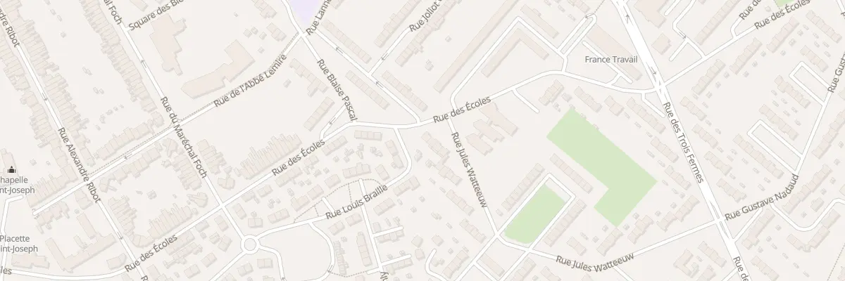 Plan du 2 Rue Jules Watteeuw à Hem