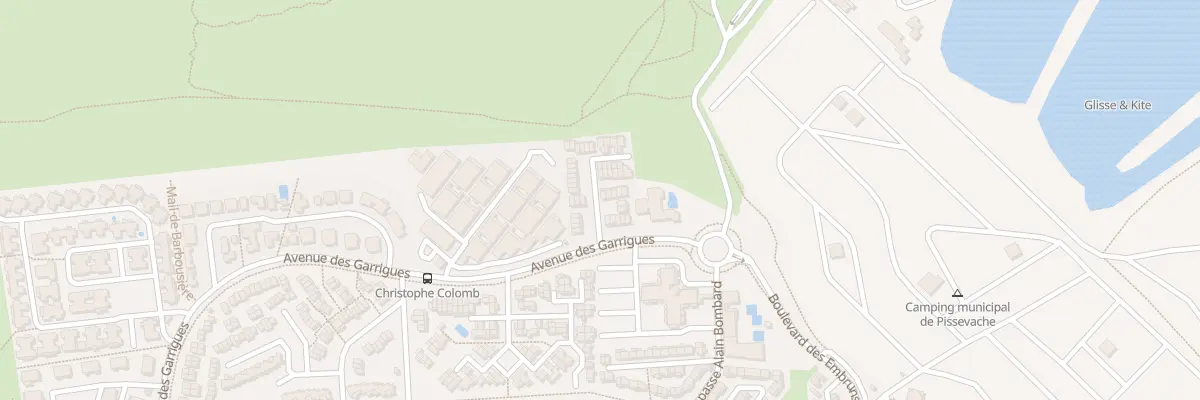 Plan de Av des Garrigues à Fleury