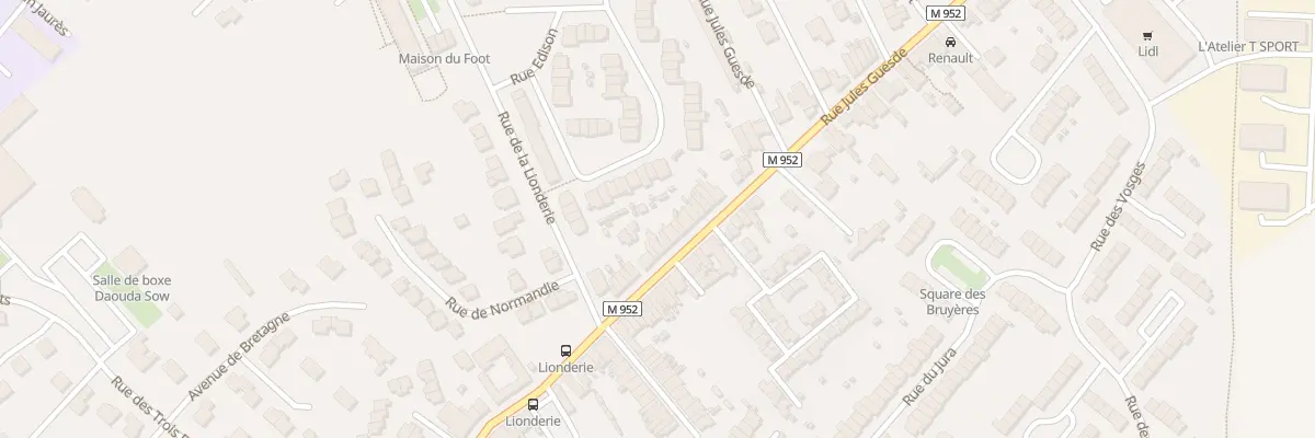 Plan du 217 Rue Jules Guesde à Hem