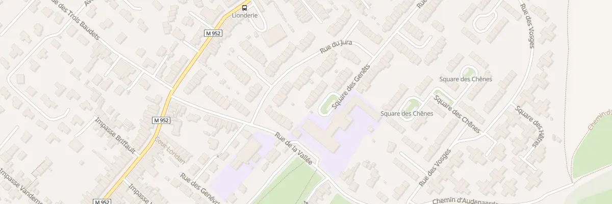 Plan du 12 Sq des Genets à Hem