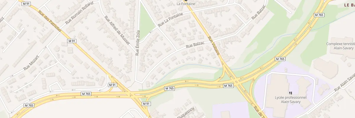 Plan du 24 Rue Balzac à Wattrelos